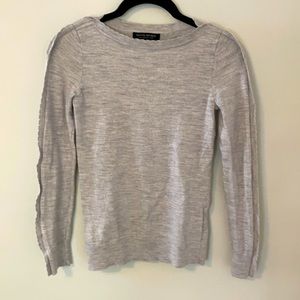 Banana Republic Merino Wool Ruffle Scallop Sweater